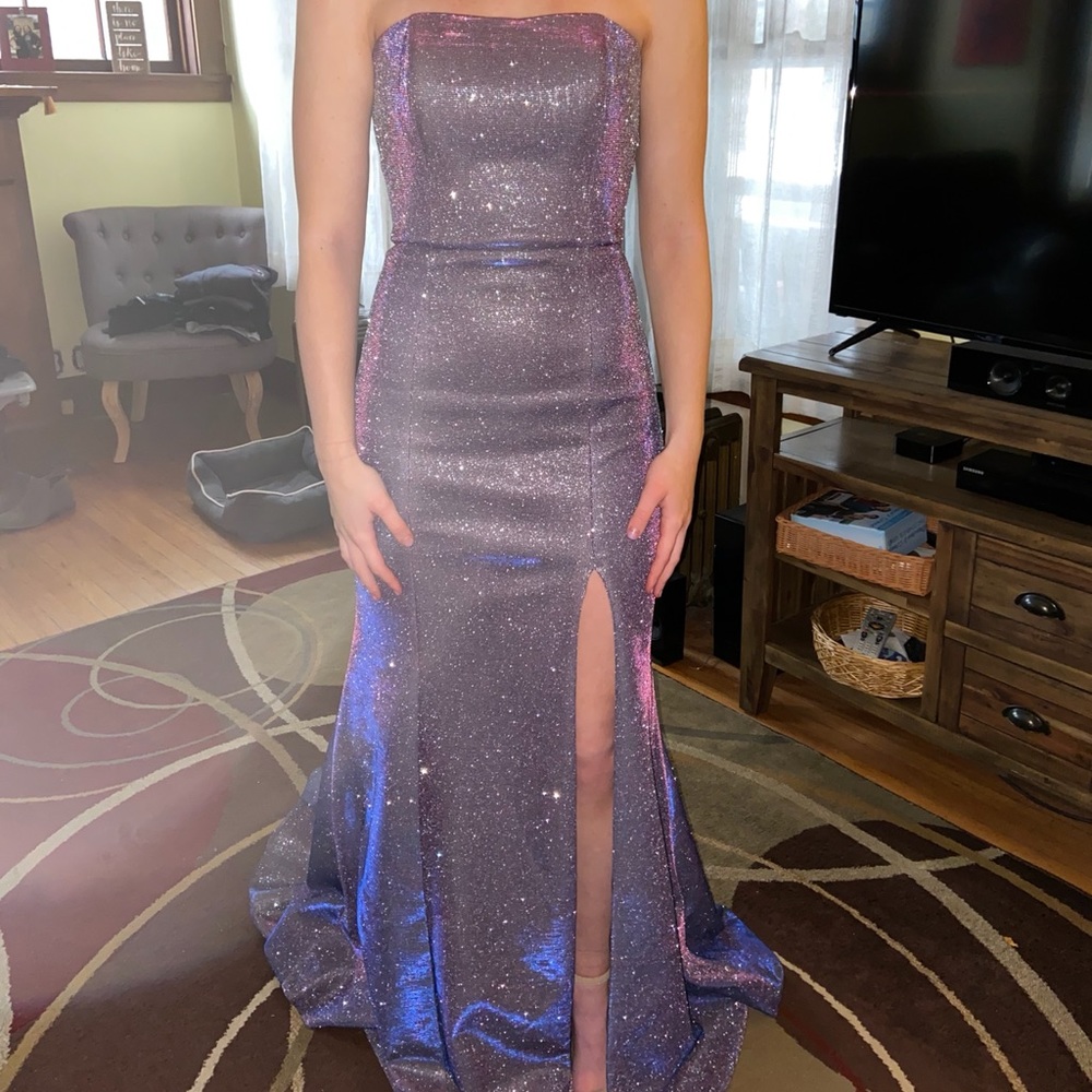 Sherri Hill Purple Prom Dress